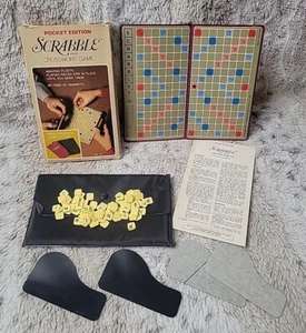 Vintage 1978 Pocket Edition Scrabble Crossword Travel Game No. 27 Complete - Picture 1 of 8