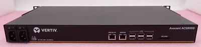 Vertiv Avocent ACS8000 16-Port Console Server DAC Dual AC PSU ACS8016DAC - Image 1 of 4