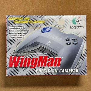 Vintage PC Controller NIB Logitech WingMan Precision Gamepad Open Box 2000 - Picture 1 of 7