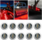 10 PCS 3/4" Smoked round Clearance LED Front Rear Side Indicator Bullet Marker L