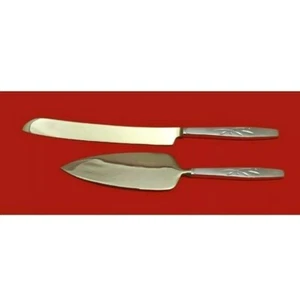 Will-O-Wisp by Oneida Stainless Steel Custom Made Cake Server Set - Foto 1 di 2
