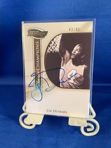 2009 Press Pass Fusion JOE DUMARS Classic Champions Autografo #/86 - Foto 1 di 2