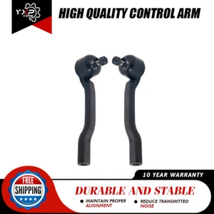 Pair Front Outer Tie Rod End Link For 2007-2012 Nissan Versa 2009-2014 Cube - Picture 1 of 6