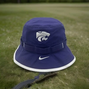 KSU Wildcats Sombrero Estilo Cubo Nike Púrpura Apex Boonie Gorra Hombres Talla M HBH - Imagen 1 de 7