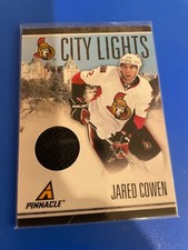 JARED COWEN JERSEY 2010-11 PINNACLE CITY LIGHTS MATERIALS NO 81 #/499 {24D1}