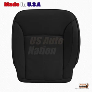 2007 TO 2012 Mercedes Benz GL CLASS Passenger Bottom Leather Seat Cover Black - Picture 1 of 10