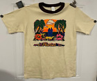 T-shirt moyen vintage Floride années 1970 pour enfants ou femmes ? années 80 ? Course N Couri Rare
