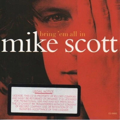 Bring 'em All In- Mike Scott (Waterboys) (CD, 1995) PROMO Good - Image 1 of 2