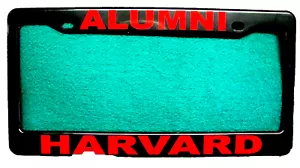 Marco de matrícula-ALUMNI/HARVARD-ABS pulido- #3395R - Imagen 1 de 1