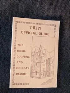 dornoch firth - vintage TAIN official guide golfing holiday resort - Foto 1 di 3