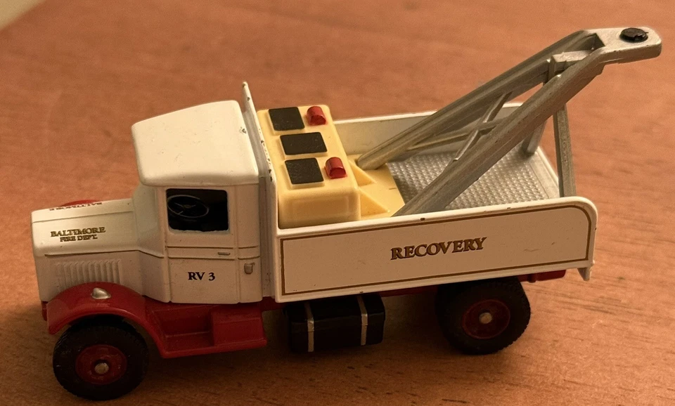 Corgi 1934 Mack 5 ton Breakdown Truck Baltimore Fire Dept. Recovery - Image 1 of 4