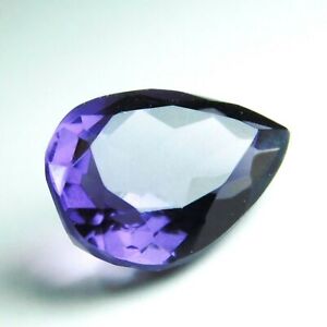9.30 Ct  NATURAL Amethyst Gemstone Purple CERTIFIED pear Cut AAA+ Quality