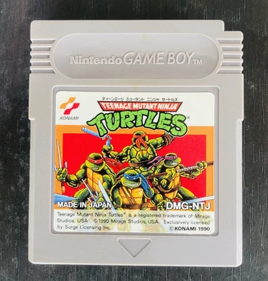 Turtles Nintendo Game Boy Konami 1990 Japanese Version DMC-NTJ Action Retro - Image 1 of 4