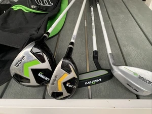 Wilson Ultra Jr Set of 4 Golf Clubs Junior Flex RH w/Bag - Picture 1 of 23