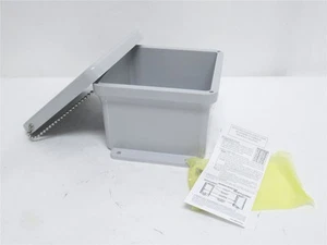 238306 New-No Box; Stahlin J606W Fiberglass Enclosure 6" x 6" x 4" - Picture 1 of 5