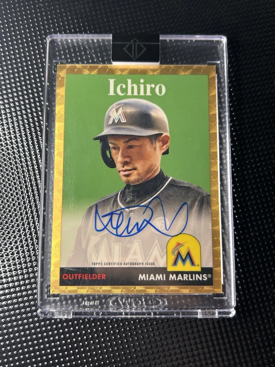 スポーツ選手 ICHIRO AUTOGRAPH CARD Ichiro Suzuki Autographed Baseball Trading Card Singles for sale