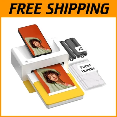 Wireless Bluetooth Photo Printer + 50 Sheets Bundle - Image 1 of 4
