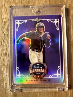 2019 Leaf Best of Baseball Fernando Tatís Jr. #BB-03 Purple /25 (RC) - Image 1 of 2