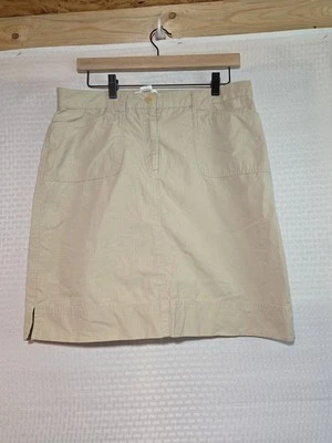 Jones New York Sport Mujer 10 Tostado Falda Corta Bolsillos Cremallera Frontal Ligera Foto 1 de 4