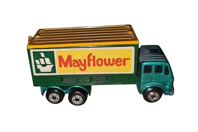 Matchbox Superfast No 42 Mercedes Container Truck Mayflower Blue Windows  - Image 1 of 4