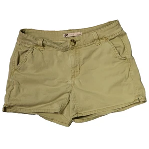 So Chino Short Stretch-Cotton-Lyocell Low Rise Khaki Tan 5 - Picture 1 of 18