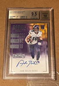 Biglietto Adam Thielen 2016 Contenders #245 RC Auto BGS 9.5 Rookie Football Card! - Foto 1 di 2