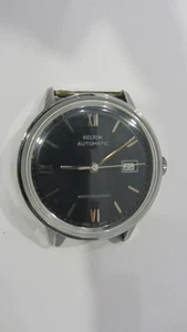Montre Vintage mécanique AUTOMATIQUE   KELTON   , ne Fonctionne pas  . - Foto 1 di 8