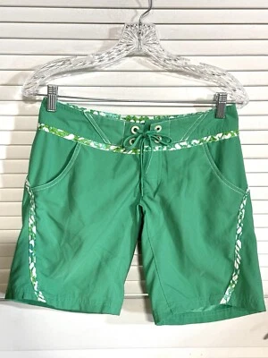 Columbia PFG Pantalones Cortos Mujer Talla 2 Board Shorts Aire Libre Verde Natación Omni Tono Usado en Excelente Condición Foto 1 de 4