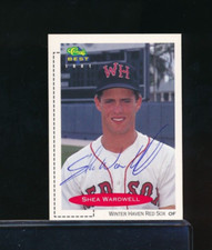 1991 Classic Best Shea Wardwell #295 signed auto autograph red sox swsw6
