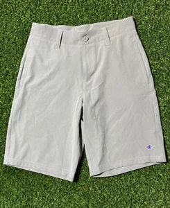 Champion Athletic Gray Youth Athletic Sports Casual Pocket Shorts sz M (8-10) - Picture 1 of 9