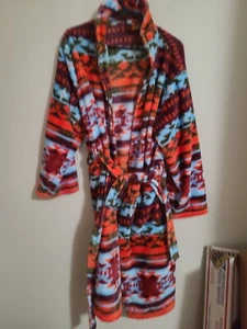 Unisex One Size Very Soft Native American Design Robe 41" Length - Imagen 1 de 2