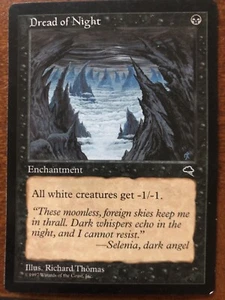 Magic the Gathering MTG Dread of Night (130) Tempest LP - Picture 1 of 2