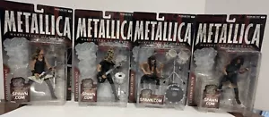 🔥METALLICA Harvesters of Sorrow 2001 McFarlane Toys James Lars Kirk Jason SET🔥 - Picture 1 of 8