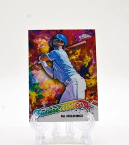 2023 TOPPS CHROME BASEBALL FUTURE STARS INSERT #FS-9 MJ Melendez KC Royals - Picture 1 of 2