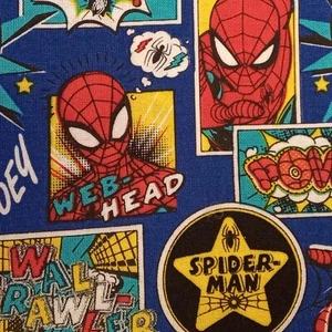 Tela acolchada de algodón para vestir de Marvel Comics Spiderman, por 50 cm C23 - Imagen 1 de 10