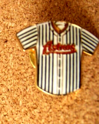 Japanese MLB jersey pin Houston Astros House Foods Japan - Image 1 of 4
