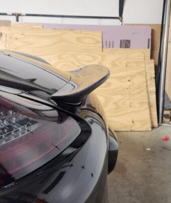 Fit For Porsche Carbon Fiber 2006-2012 Boxster 987 Rear Wing Trunk Spoiler - Image 1 of 4