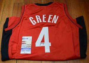 Camiseta Jalen Green autografiada firmada por los Houston Rockets certificado de autenticidad JSA - Imagen 1 de 3