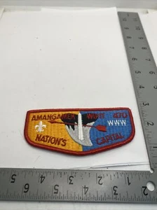 Amangamek Wipit Lodge #470 Red Border flap OA Order of the Arrow 48D-1050C - Picture 1 of 1