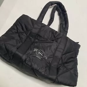 #30102 Luxe gesteppte gefütterte Beuteltasche schwarz Marilyn Reißverschluss Nylon & Polyester - Bild 1 von 6
