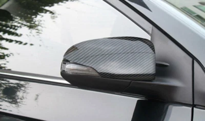 Cubierta de espejo retrovisor lateral moldura para Toyota C-HR 2016-2021 fibra de carbono 2 piezas Foto 1 de 2