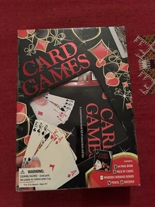 Card Games Box Set by Igloo : 64 Page Book, Cards, Pad, Pencil, Cribbage Board - Picture 1 of 4