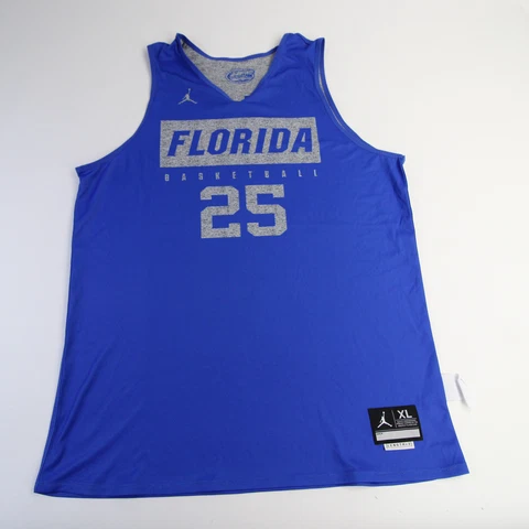 Florida Gators Air Jordan Practice Jersey - Basketball Men's Blue/Gray New Cover