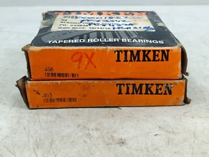 496/493 Timken Tapered Roller Bearing Cone&Cup Timken 496 - 493 USA 3-3/16 in ID - Picture 1 of 13