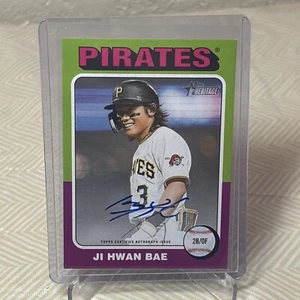 2024 Topps Heritage Ji Hwan Bae Real One Auto Autograph #ROA-JB Pirates - Bild 1 von 4