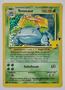Pokemon TCG Venusaur Holo 15/102 Celebrations Classic Collection ENGLISCH NM - Bild 1 von 2