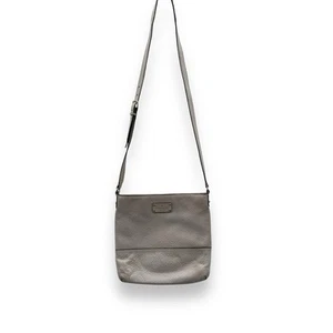 Kate Spade Bag Bay Street Cora Pebbled Leather Beige Gray Crossbody - Picture 1 of 16