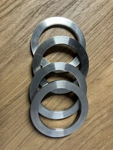 Washer Spacer Flat 2-3/4” OD x 2” ID x .20” Thk 410 SS Machined 4 Pcs Set - Picture 1 of 2