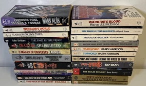 23 Vintage Sci-Fi Paperback Book Lot- - Imagen 1 de 3