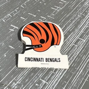 VTG Cincinnati Bengals Matchbook Unstruck 1982 Schedule Florence Deposit Bank - Picture 1 of 5
